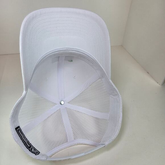 Edinborough White Mesh Trucker Hat Snapback Cap Made in Vietnam - Picture 8 of 9